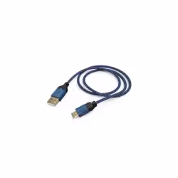 Hama High Quality, 2,5 m, USB A, Micro-USB A, USB 2.0, Mâle/Mâle, Noir, Bleu