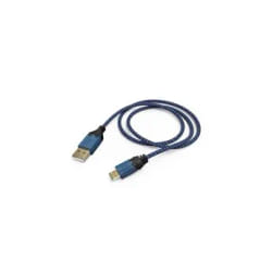 Hama High Quality câble USB 2,5 m USB 2.0 USB A Micro-USB A Noir, Bleu
