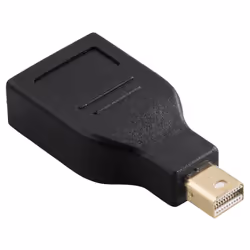 Hama 00054548 changeur de genre de câble Mini DisplayPort DisplayPort Noir