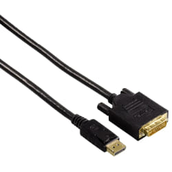 Hama 00054593 câble vidéo et adaptateur 1,8 m Displayport Noir