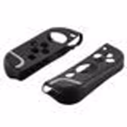 Hama 00054647, Housse, Nintendo, Noir, Silicone, JoyCon, Résistant aux rayures