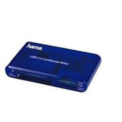 Hama USB CardReaderWriter 35in1 lecteur de carte mémoire Bleu