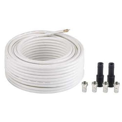 Hama SAT Connection Kit "Digital" câble coaxial 20 m Blanc