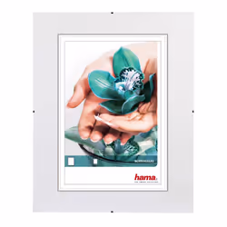 Hama Clip-Fix, Cadre pour une seule photo, Verre, Transparent, 10 x 15 cm, Clip de fixation, Réfléchissant