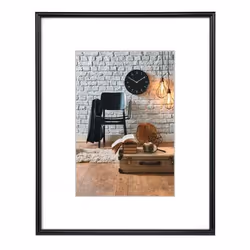 Hama Sevilla, Cadre pour une seule photo, Plastique, Noir, Mur, 13 x 18 cm, Rectangulaire
