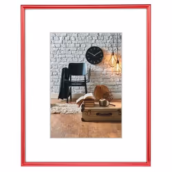 Hama Sevilla, Cadre pour une seule photo, Verre, Plastique, Rouge, Mur, 30 x 45 cm, Rectangulaire