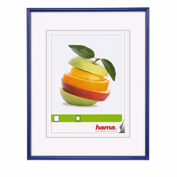 Hama Sevilla, Cadre pour une seule photo, Verre, Plastique, Bleu, Transparent, 20 x 28 cm, Réfléchissant, 300 mm