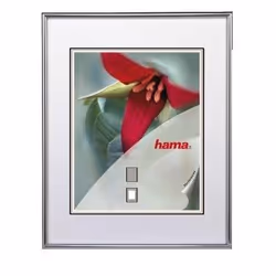 Hama Plastic Frame "Sevilla", Silver Matt, 18 x 24 cm