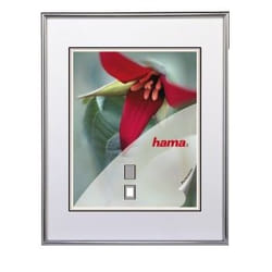 Hama Plastic Frame "Sevilla", Silver Matt, 18 x 24 cm