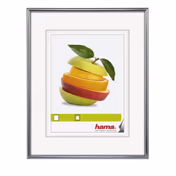 Hama Plastic Frame "Sevilla", Silver Matt, 50 x 70 cm