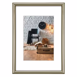 Hama Sevilla Décor, Cadre pour une seule photo, Plastique, Gris, Mat, Table, Mur, 10 x 15 cm