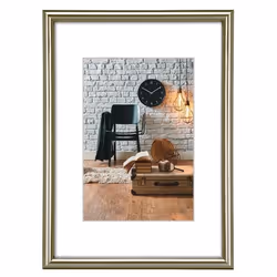 Hama Sevilla Décor, Cadre pour une seule photo, Plastique, Gris, Mat, Table, Mur, 10 x 15 cm