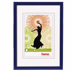 Hama Madrid, Cadre pour une seule photo, Plastique, Bleu, 15 x 20 cm, Rectangulaire, Réfléchissant