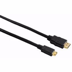 Hama 00074237, 0,5 m, HDMI Type A (Standard), HDMI Type C (Mini), 4096 x 2160 pixels, Compatibilité 3D, Noir