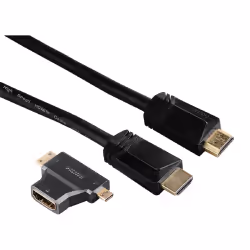 Hama 00074242, 1,5 m, HDMI Type A (Standard), HDMI Type A (Standard), 4096 x 2160 pixels, 10,2 Gbit/s, Noir