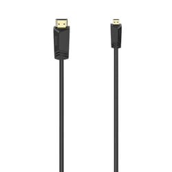 Câble HDMI HAMA - 2m - Transfert de données audio et vidéo numériques - Fiche type A - Fiche type D (micro)