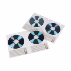 Hama 00078352, Housse, 2 disques, Transparent, Polypropylène (PP), 120 mm, 210 mm