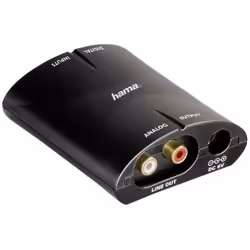 Hama 00083181 convertisseur audio Noir
