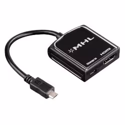 Hama MHL Adapter, Noir