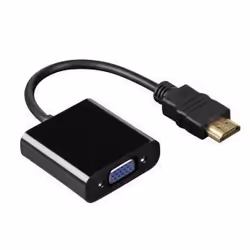 Hama 00083215, HDMI, VGA (D-Sub), Mâle, Femelle, Or, 3,5 mm (1/8")