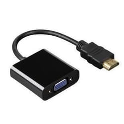 Hama 00083215 câble vidéo et adaptateur HDMI VGA (D-Sub) Noir