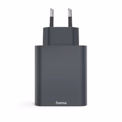 Hama 00086445 chargeur d'appareils mobiles Smartphone, Tablette Gris Secteur Charge rapide Intérieure