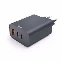 Hama 00086445 chargeur d'appareils mobiles Smartphone, Tablette Gris Secteur Charge rapide Intérieure