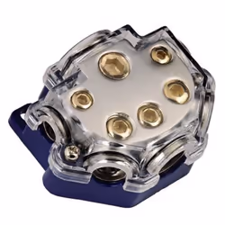 Hama Powersplitter 1/5 "Techline", Argent
