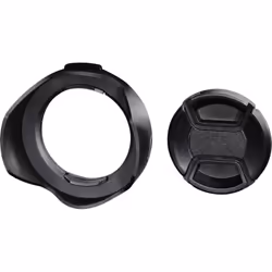 Hama Parasoleil avec bouchon d´objectif, 67 mm, 6,7 cm, Noir