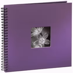 Hama "Fine Art" Spiral Album, purple, 34x32/50, Violet, 10 x 15, 13 x 18, 340 mm, 320 mm