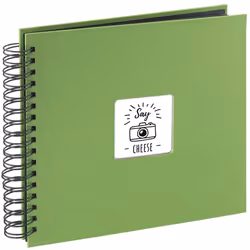 Hama 4007249948755, Vert, 100 feuilles, 10 x 15, Reliure spiralée, Noir, 280 mm