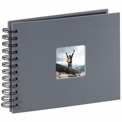 Hama 4007249948847 album photo et protège-page Gris 50 feuilles 10 х 15 Reliure spiralée