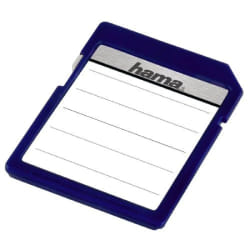 Hama "SD/MMC" Memory Card Labels étiquette auto-collante Blanc 18 pièce(s)