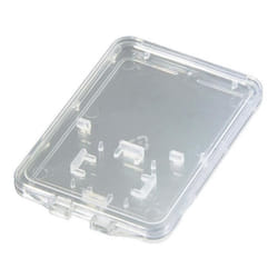 Hama SD and microSD Slim Box logement pour carte mémoire Transparent