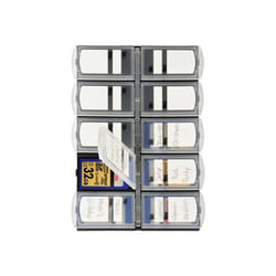 Hama 00095985 logement pour carte mémoire Polypropylène (PP) Noir, Transparent