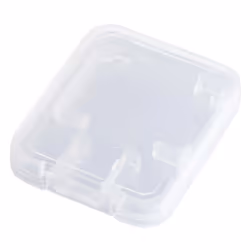 Hama DuoCase, 2 cartes, MicroSD (TransFlash), SD, Polypropylène (PP), Transparent, 40 mm, 7 mm