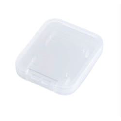 Hama 00095989 logement pour carte mémoire 1 cartes Polypropylène (PP) Transparent