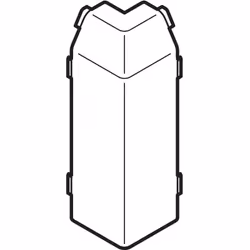 Angle extérieur SL 110x20mm blanc - REHAU - 261138