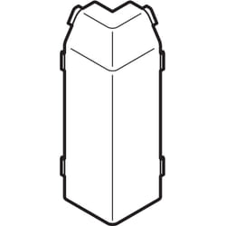 Angle extérieur SL 110x20mm blanc - REHAU - 261138