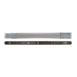 Mètre pliant 961 longueur 2 m largeur 14 mm mm/cm EG II aluminium noir