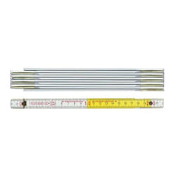 Mètre pliant 9802 longueur 2 m largeur 16 mm mm/cm eg iii hêtre blanc-jaune