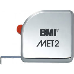 Format - Mètre a ruban de poche, Argent/blanc, 3 m x 13 mm