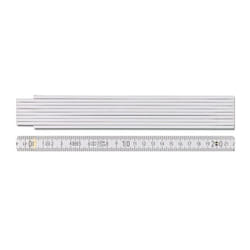 BMI - Mètre pliant 9072 longueur 2 m largeur 16 mm mm/cm eg iii hêtre blanc