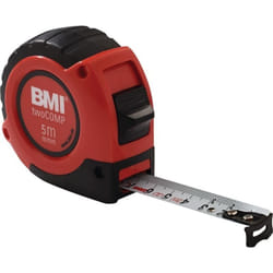 Mètre-ruban de poche twoCOMP longueur 5 m largeur 19 mm mm/mm eg ii abs avec aimant abs Avec aimant
