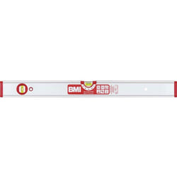 BMI - Niveau à bulles alustar 100 cm aluminium argent ± 0,5 mm/m