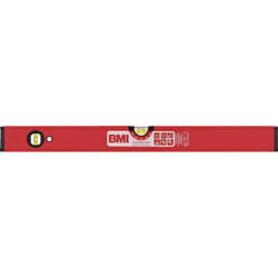 Niveau à bulle superstar 60cm alu.rouge ± 0,5 mm/m avec aimant - 696060 pm - BMI