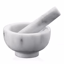 Küchenprofi Mörser Marmor, Gris, Marbre, Mortier et pilon, 9,7 cm, 49 mm, 1 pièce(s)