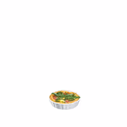Küchenprofi 0750418212 plat de cuisson Rond ondulé Porcelaine Moule à tarte