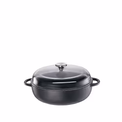 Küchenprofi 0402551028, 3,25 L, Noir, Vitrocéramique, Gaz, Halogène, Induction, Plaque étanche, Fonte, Noir, Fonte