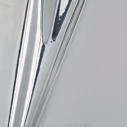 d-c-fix 347-0003, Amovible, Argent, Vinyl, Brillant, Intérieure, 1500 mm